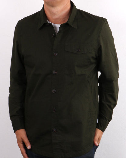 Barbour Durban Überhemd Dunkelgrün