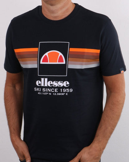 Ellesse – Colo – T-Shirt in Marineblau