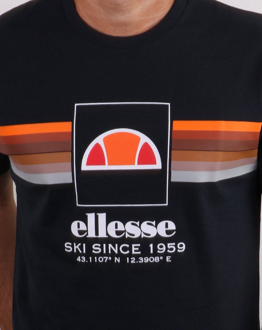 Ellesse – Colo – T-Shirt in Marineblau