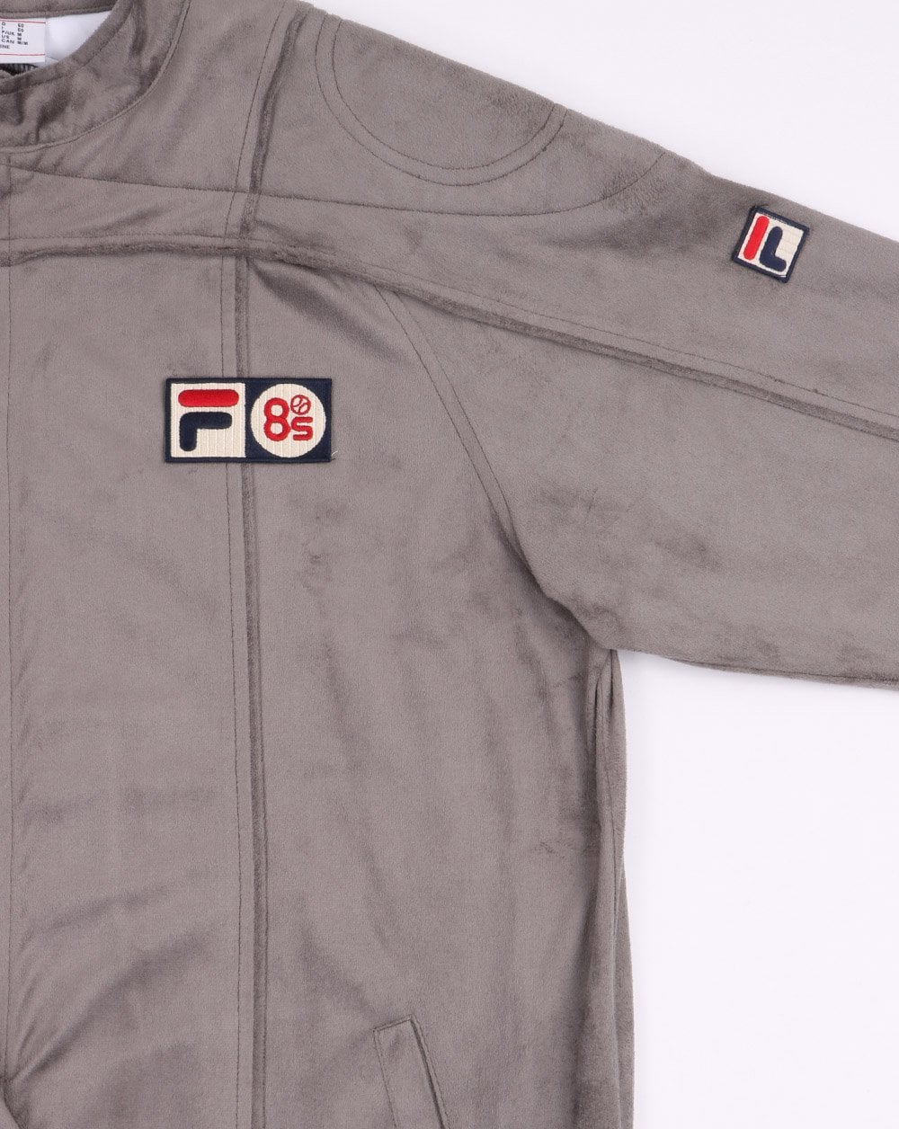 Fila Vintage Terrinda Mk3 Pro Badge Trainingsjacke Grau