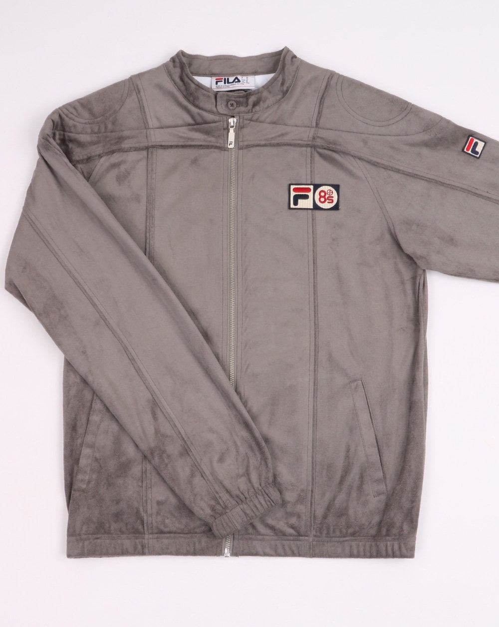 Fila Vintage Terrinda Mk3 Pro Badge Trainingsjacke Grau