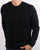 Ben Sherman Waffle Crew Knit Black