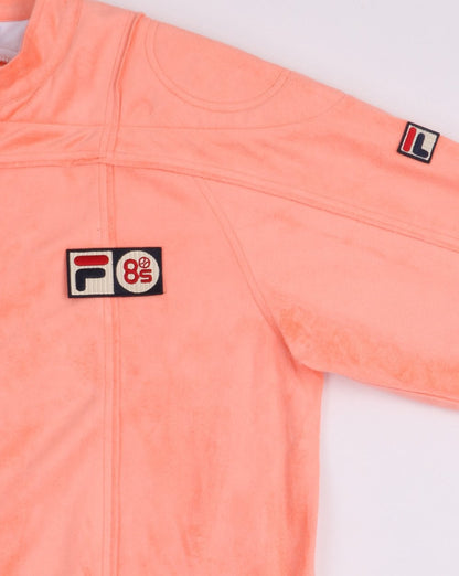 Fila Vintage – Terrinda Mk3 Pro Badge – Trainingsoberteil in frischer Koralle