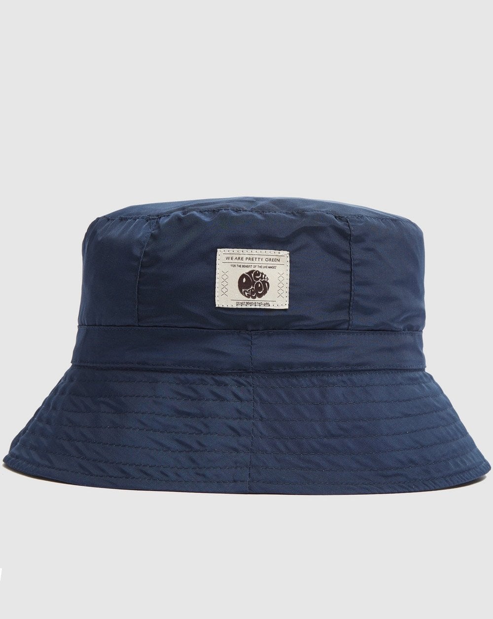 Pretty Green – Likeminded – Wendbarer Fischerhut, Marineblau