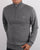 Gant Knitted Half Zip Dark Grey Melange