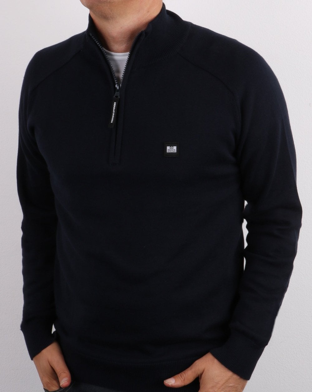 Weekend Offender Natal Strick Marineblau