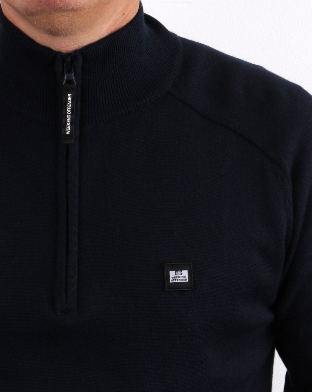 Weekend Offender Natal Strick Marineblau