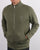 Gant Full Zip Sweatshirt Olive Green