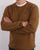 Gant Superfine Lambswool Crew Neck Butternut