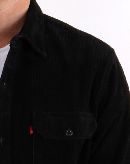 Levis – Jackson – Arbeiter-Cordjacke in Tiefschwarz