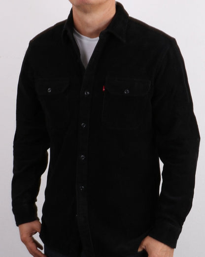 Levis – Jackson – Arbeiter-Cordjacke in Tiefschwarz