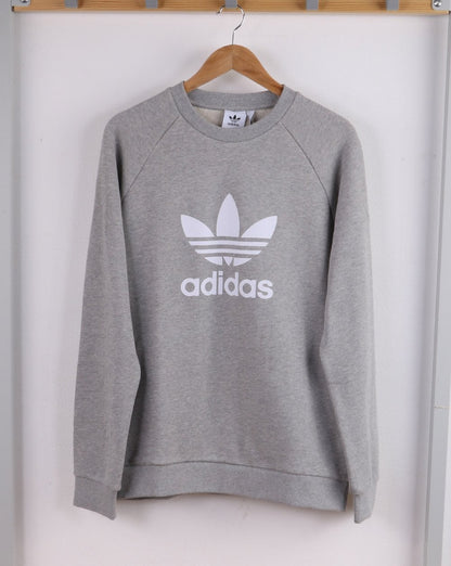 Adidas Originals Trefoil Crew Sweatshirt Grau Heather