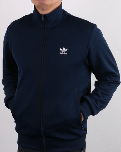Adidas Originals – Essential Trainingsjacke in Marineblau