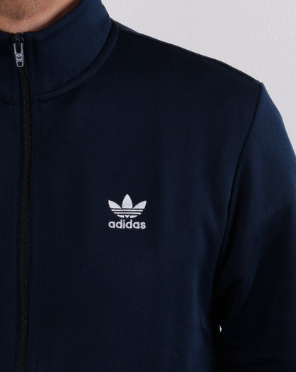 Adidas Originals – Essential Trainingsjacke in Marineblau