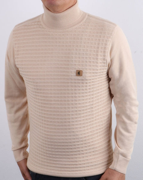 Gabicci Vintage Coaster Roll Neck Oatmeal