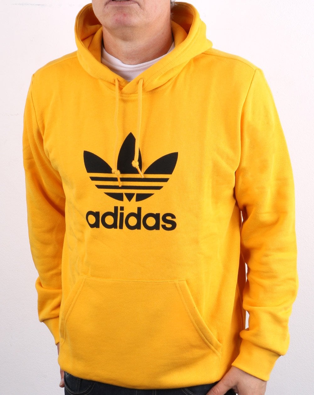 Adidas Originals – Trefoil-Hoodie in Active Gold