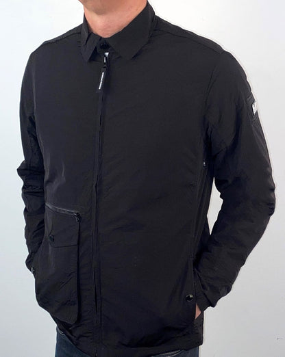 Weekend Offender Vinnie Überhemd Schwarz