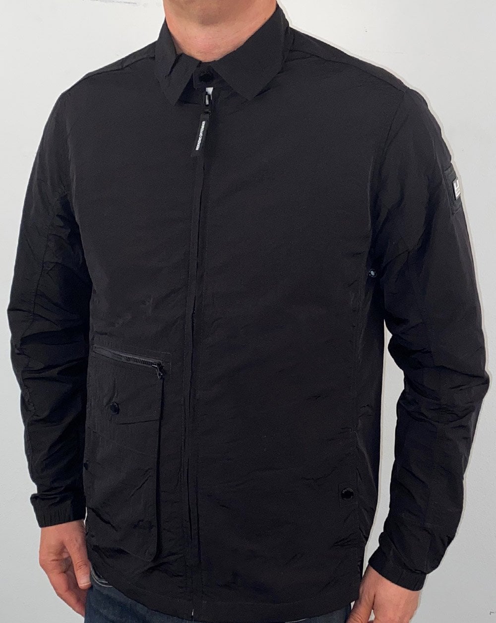 Weekend Offender Vinnie Überhemd Schwarz