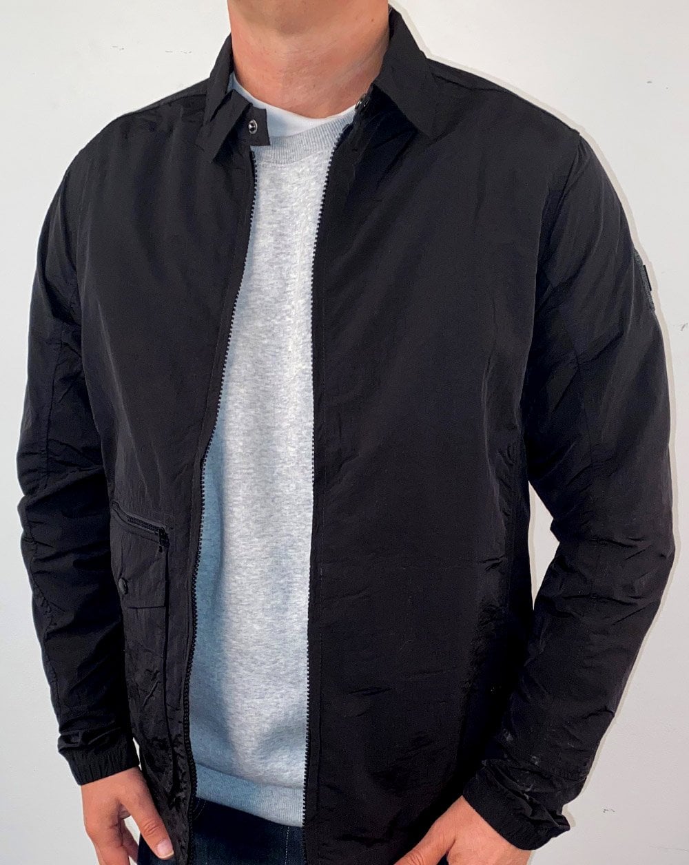 Weekend Offender Vinnie Überhemd Schwarz