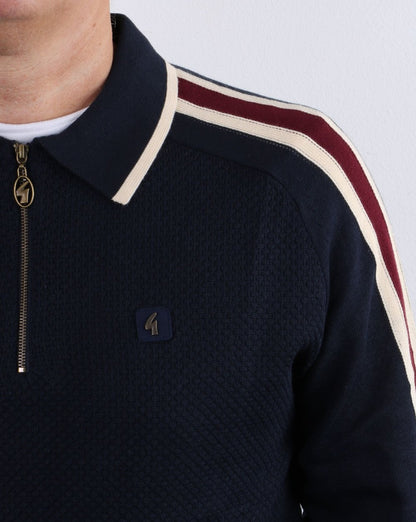 Gabicci Vintage Atlas Poloshirt Marineblau