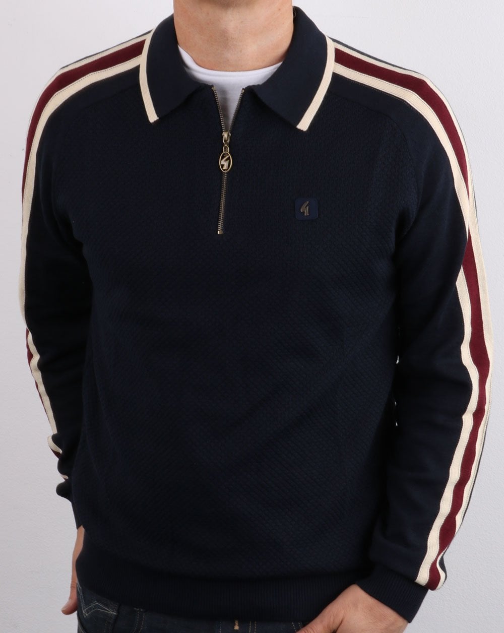 Gabicci Vintage Atlas Poloshirt Marineblau