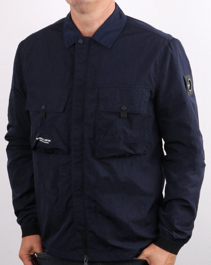 Marshall Artist Molecular Überhemd Marineblau