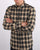 Benetton Checked Shirt Sand