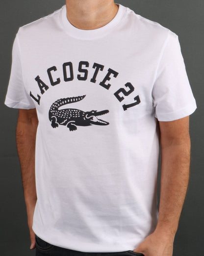 Lacoste 27 Logo T-Shirt Weiß