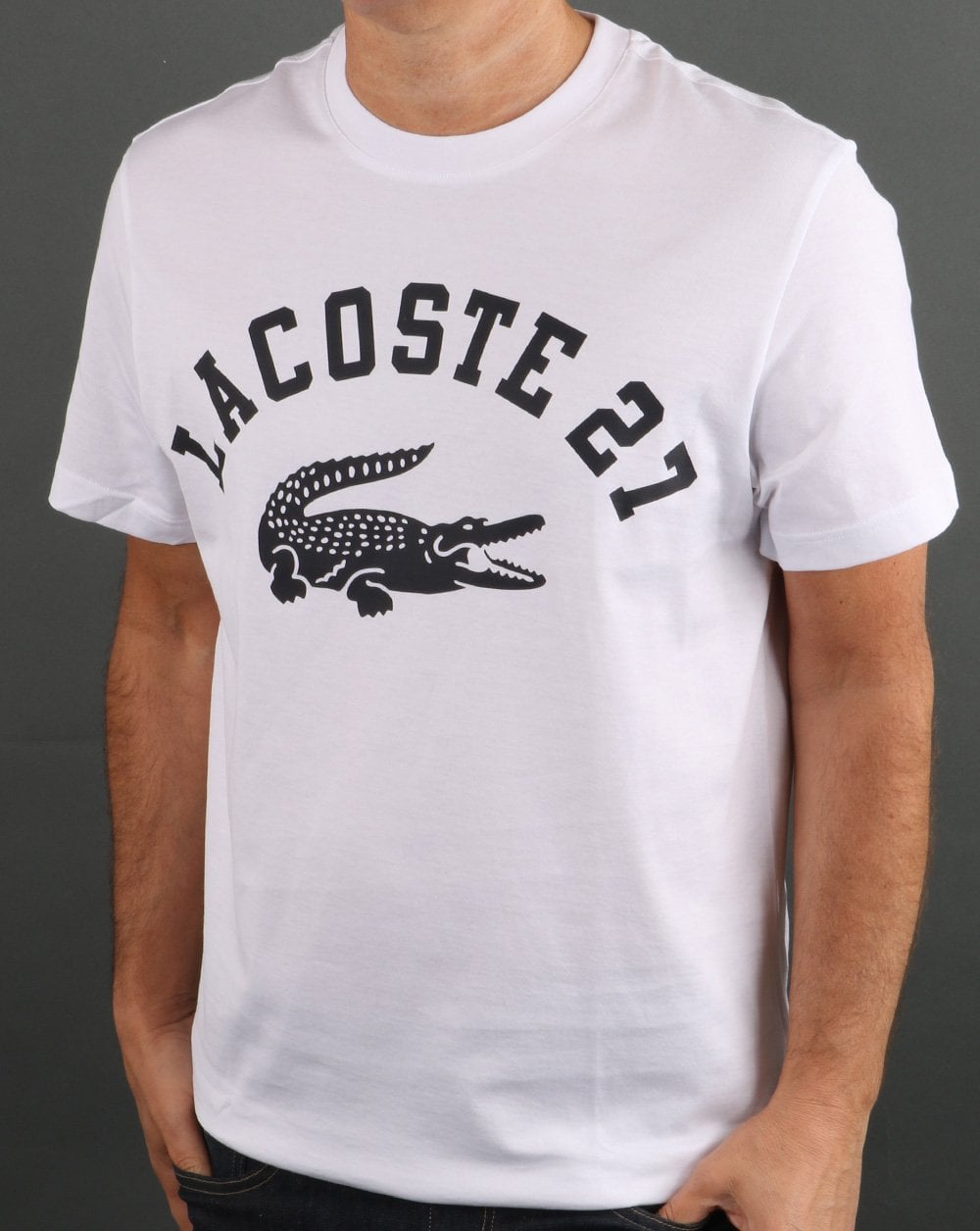 Lacoste 27 Logo T-Shirt Weiß