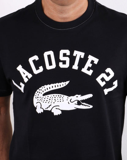 Lacoste 27 Logo T-Shirt Marineblau