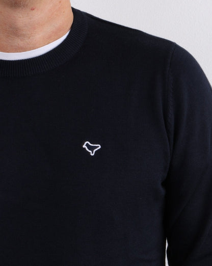 Weekend Offender Napoli Strick Marineblau