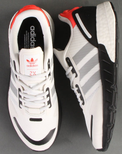 Adidas Zx 1k Boost Turnschuhe Weiß/Silber/Schwarz