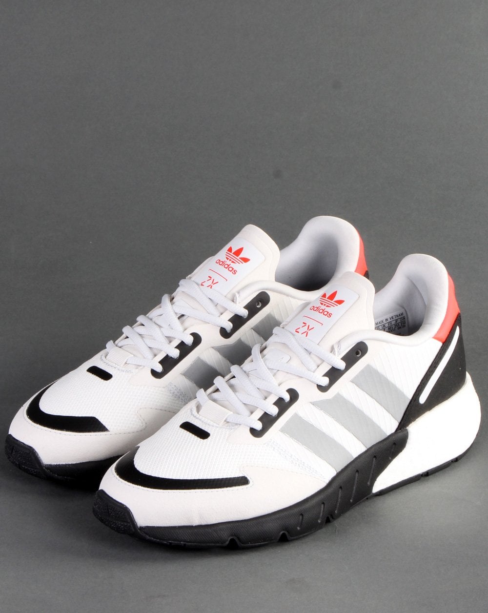 Adidas Zx 1k Boost Turnschuhe Weiß/Silber/Schwarz