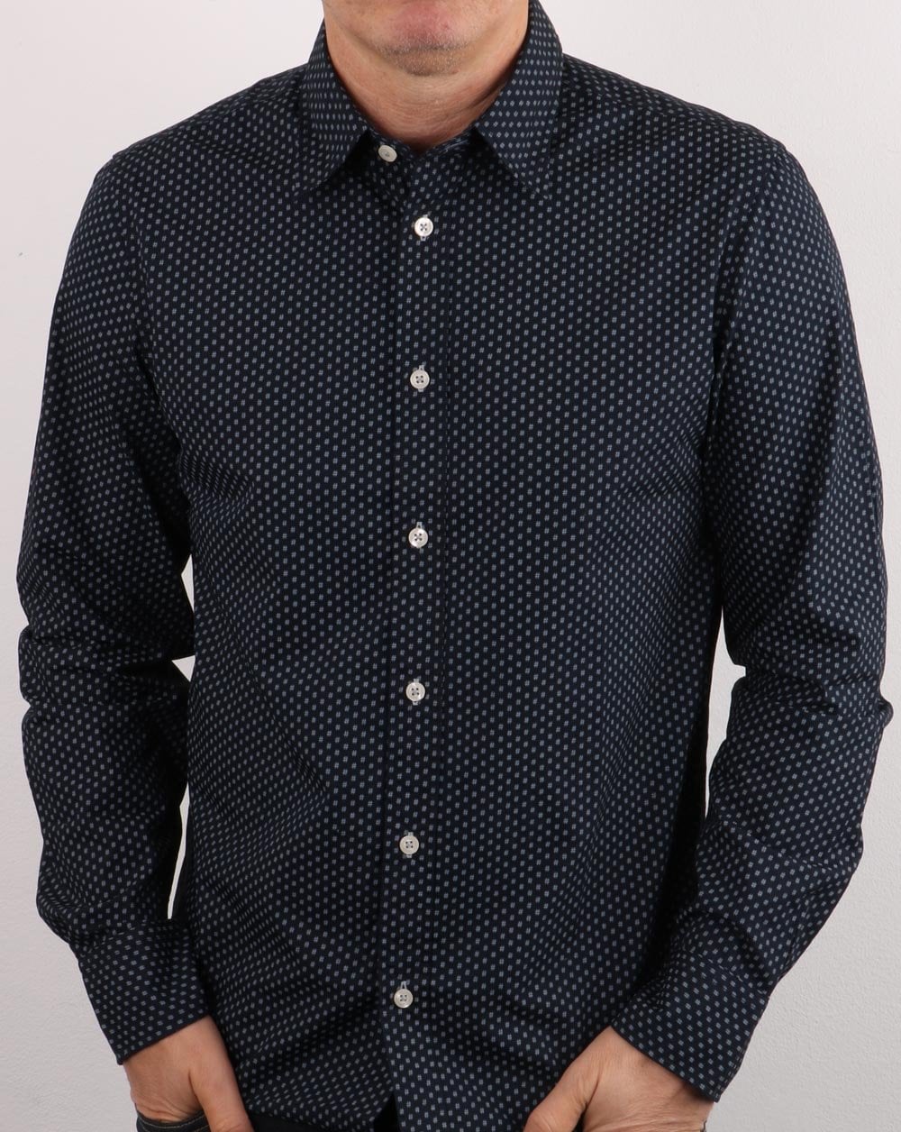 Benetton Hemd Marineblau
