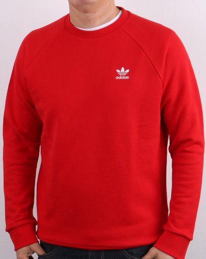 Adidas Originals Essential Crew Sweat rot