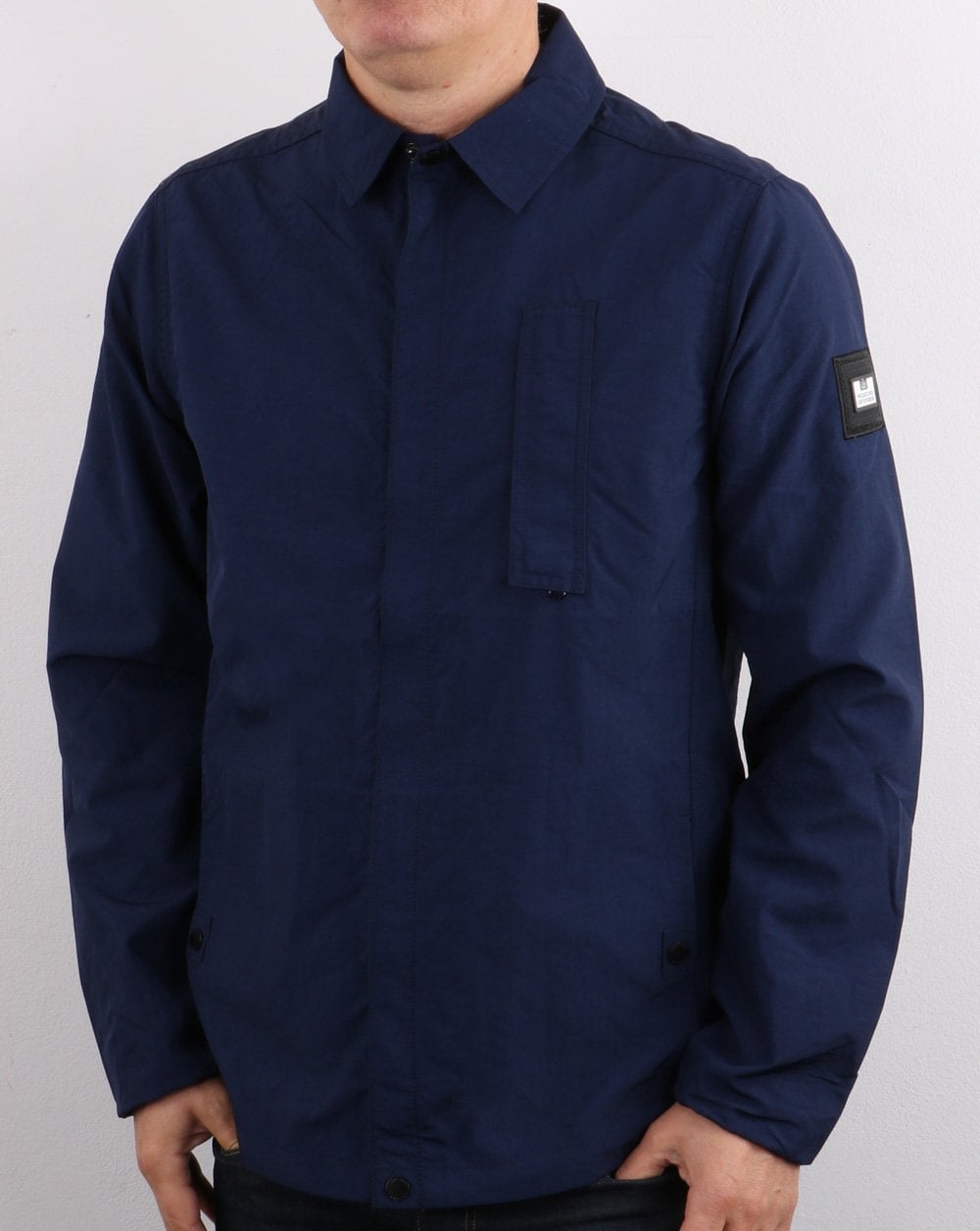 Weekend Offender Sorvino Überhemd Marineblau