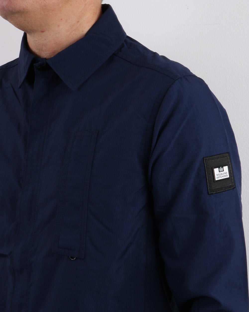 Weekend Offender Sorvino Überhemd Marineblau