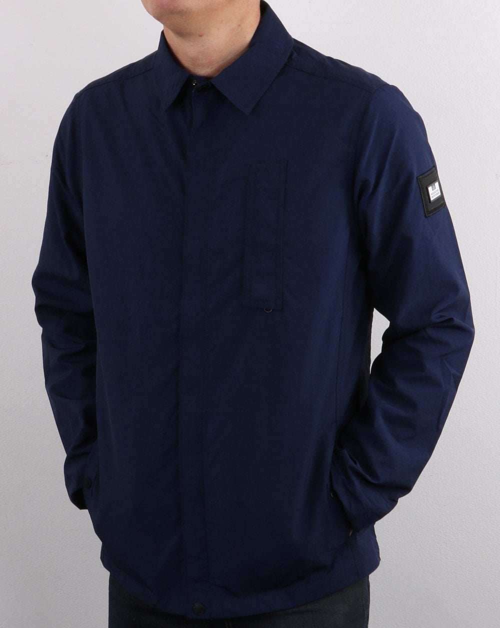 Weekend Offender Sorvino Überhemd Marineblau