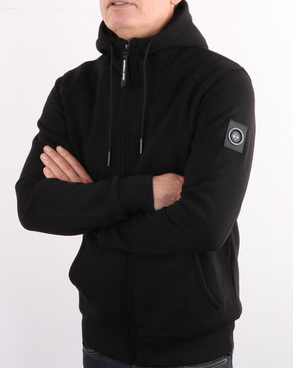 Marshall Artist – Siren – Kapuzenpullover mit durchgehendem Reißverschluss, Schwarz