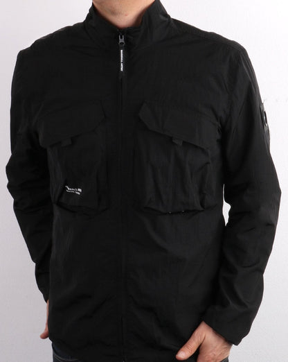 Marshall Artist Acier Overshirt Schwarz