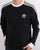 Adidas Originals 3 Stripes Ls T Shirt Black/white