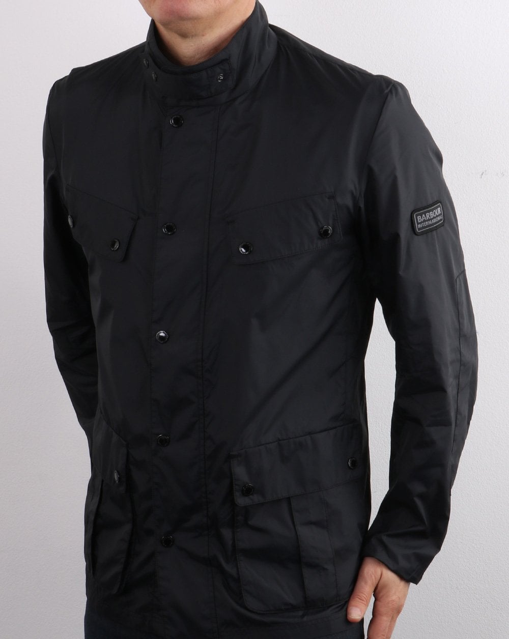 Barbour International Packbare Duke Freizeitjacke Schwarz