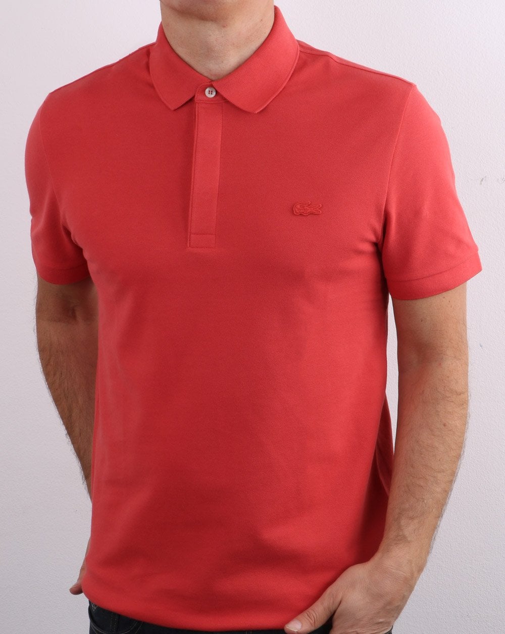 Lacoste Tonal Poloshirt Koralle