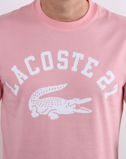 Lacoste 27 Logo T-Shirt Rosa