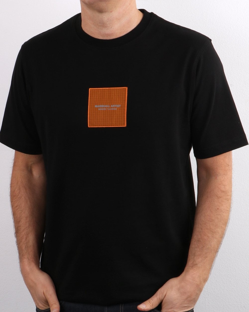 Marshall Artist Liquid Ripstop Logo T-Shirt Schwarz