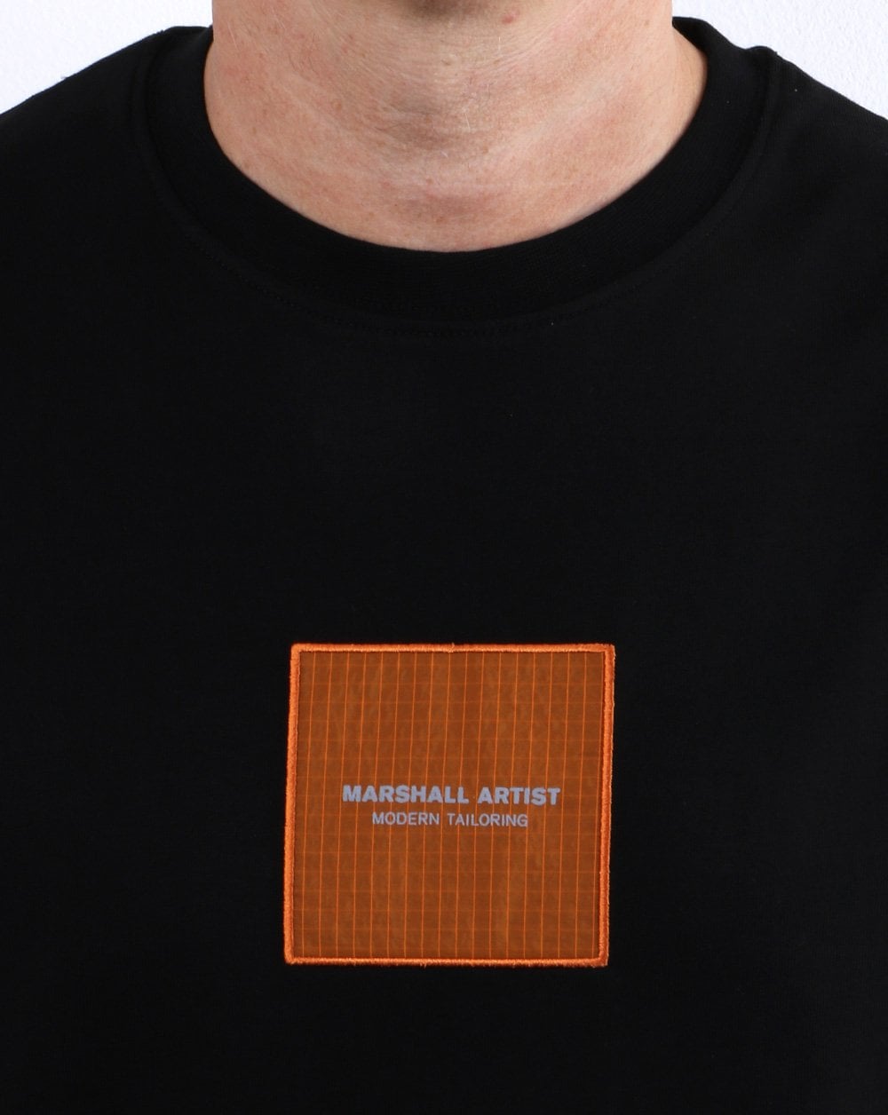 Marshall Artist Liquid Ripstop Logo T-Shirt Schwarz