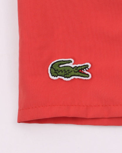 Lacoste Badeshorts Koralle/Grün