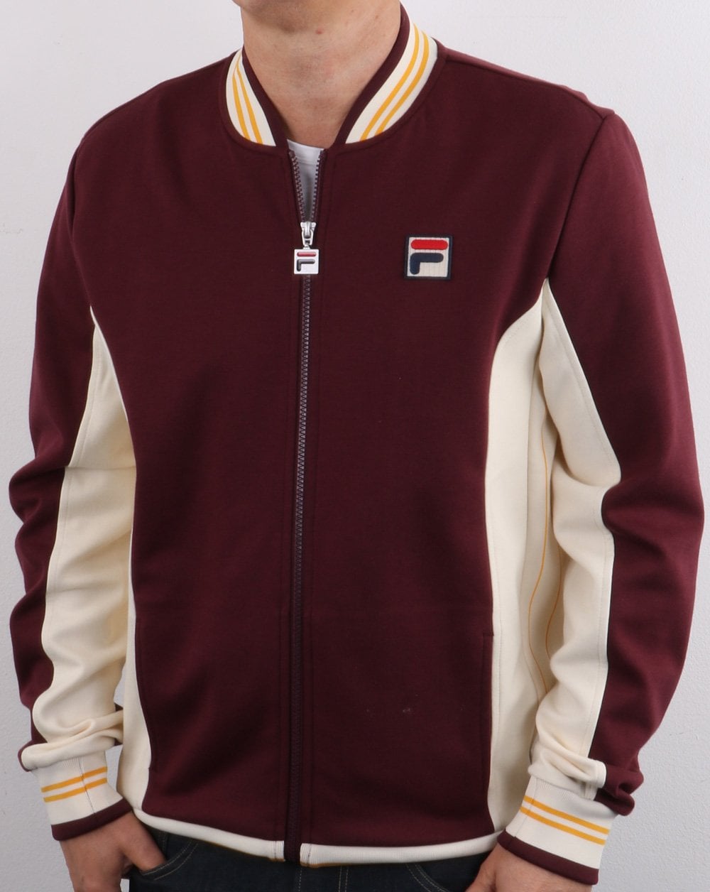 Fila Vintage Mk1 Settanta Trainingsjacke Deep Port/Pearl