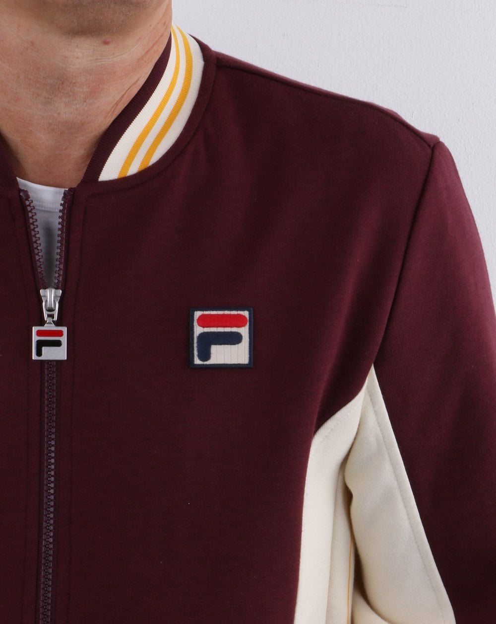 Fila Vintage Mk1 Settanta Trainingsjacke Deep Port/Pearl