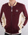 Fila Vintage Mk1 Settanta Track Top Deep Port/Pearl